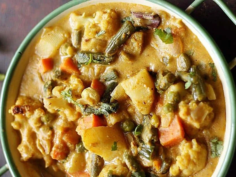 Veg Korma at Green Chili Delight in Calgary